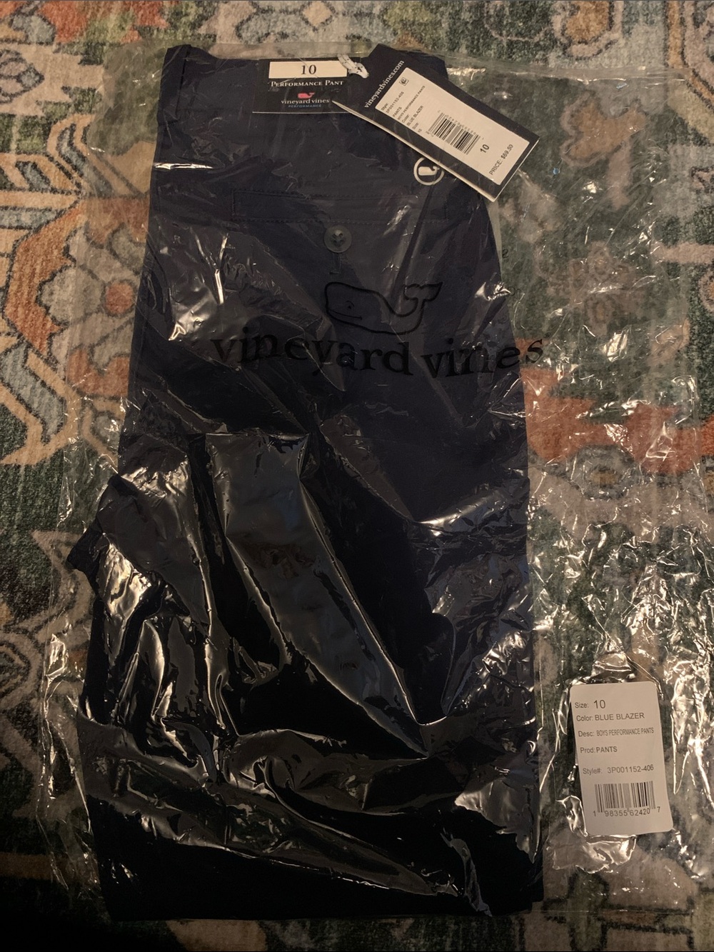 Vineyard Vines Boys Performance Pants in Blue Blazer size 10